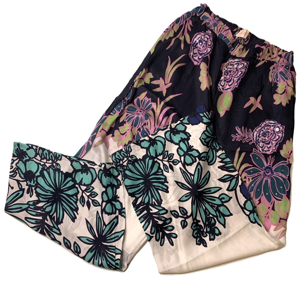 NWT Miss June Cottage sateen boho pants